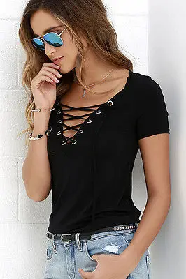 6 ألوان العصرية تي شيرت الخامس الرقبة كريسس الصليب إمرأة T قميص الصيف نمط قصيرة الأكمام قمم الجوف خارج أعلى فام أعلى المحملة الزى 6 ألوان العصرية تي شيرت الخامس الرقبة كريسس الصليب إمرأة T قميص الصيف نمط قصيرة الأكمام قمم الجوف خارج أعلى فام أعلى المحملة الزى