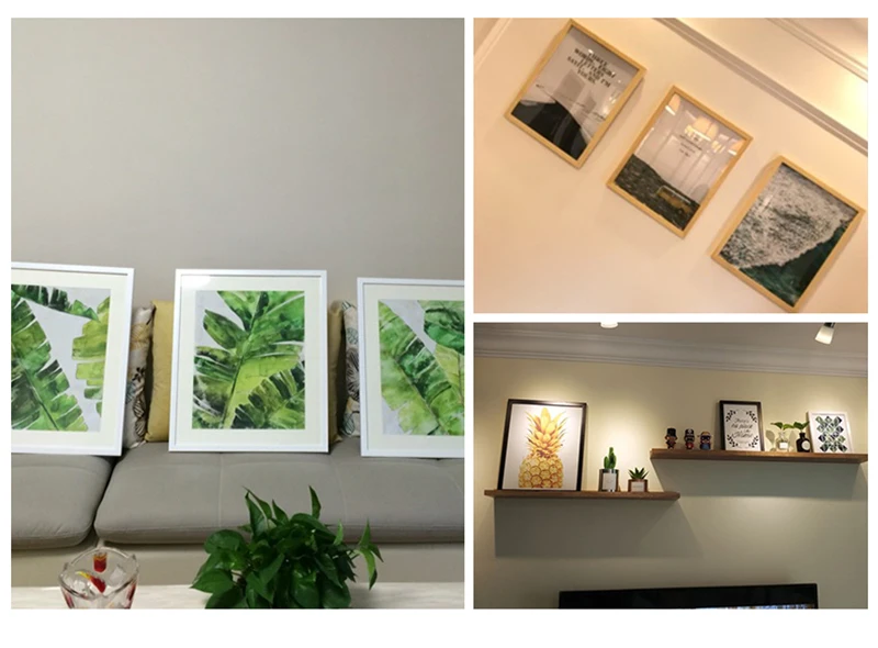 wooden frame photo frame set photo frame set decoration maison photo frame wall poster frame (11)