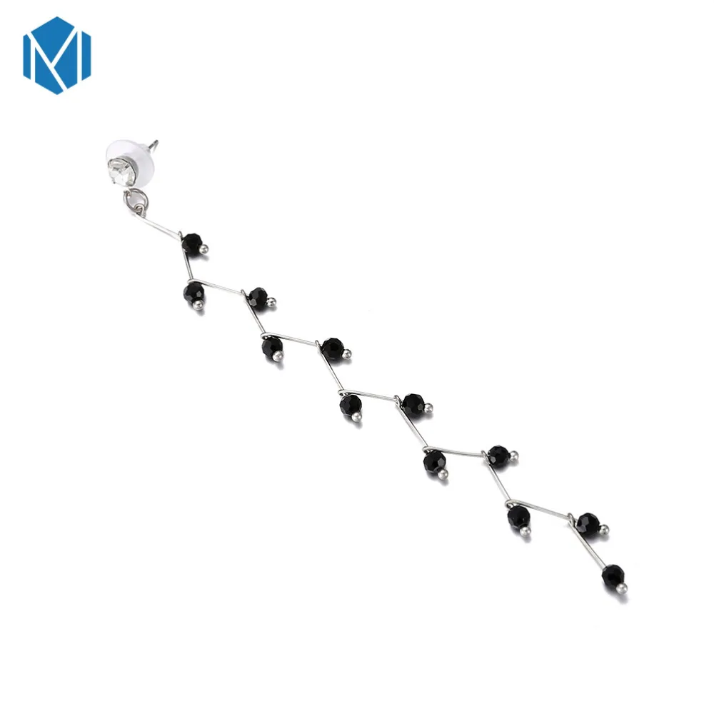 MISM Kpop женские серьги с жемчугом длинные кристаллами Oorbellen Voor Vrouwen металлические