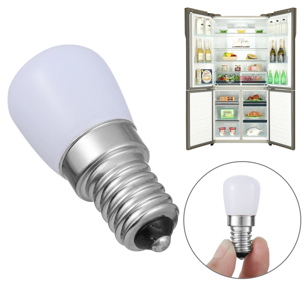 

1Pcs Mini Portable E14 Connector Fridge Bright Freezer LED Blub Home Refrigerator Lighting Interior Glass Lamp