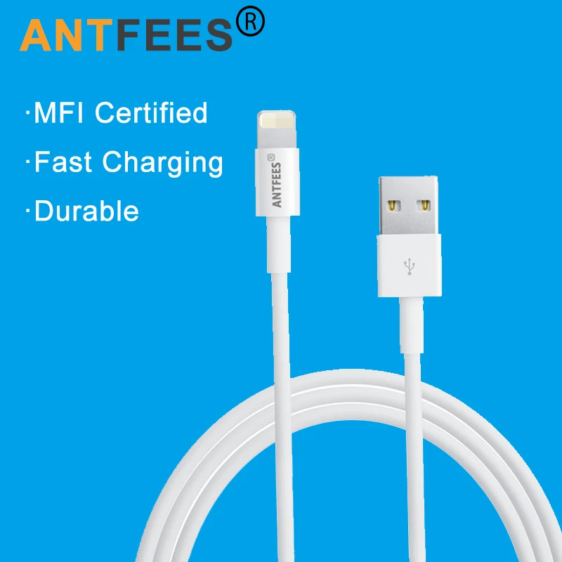 MFI Сертифицированный 2.4A 1 м/3 м 8-контактный USB Кабель-адаптер для зарядки и синхронизации данных для iPhone 8 7 6s Plus 5 5S для iPad