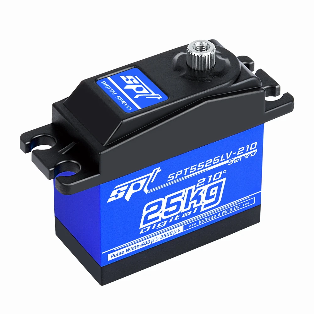 

SPT Servo SPT5525LV-210/320/360 25kg Continuous Rotation Metal gear Digital Servo for Robotics/ airplane/ RC Car