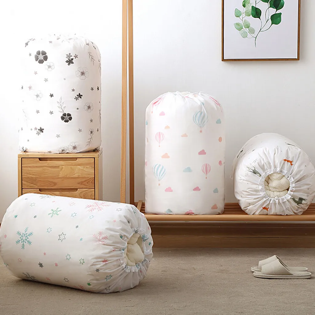 

Foldable Storage Bag Clothes Blanket Quilt Closet Sweater Organizer Box Fabric Pouches Storage Holder Housekeeping Organizers