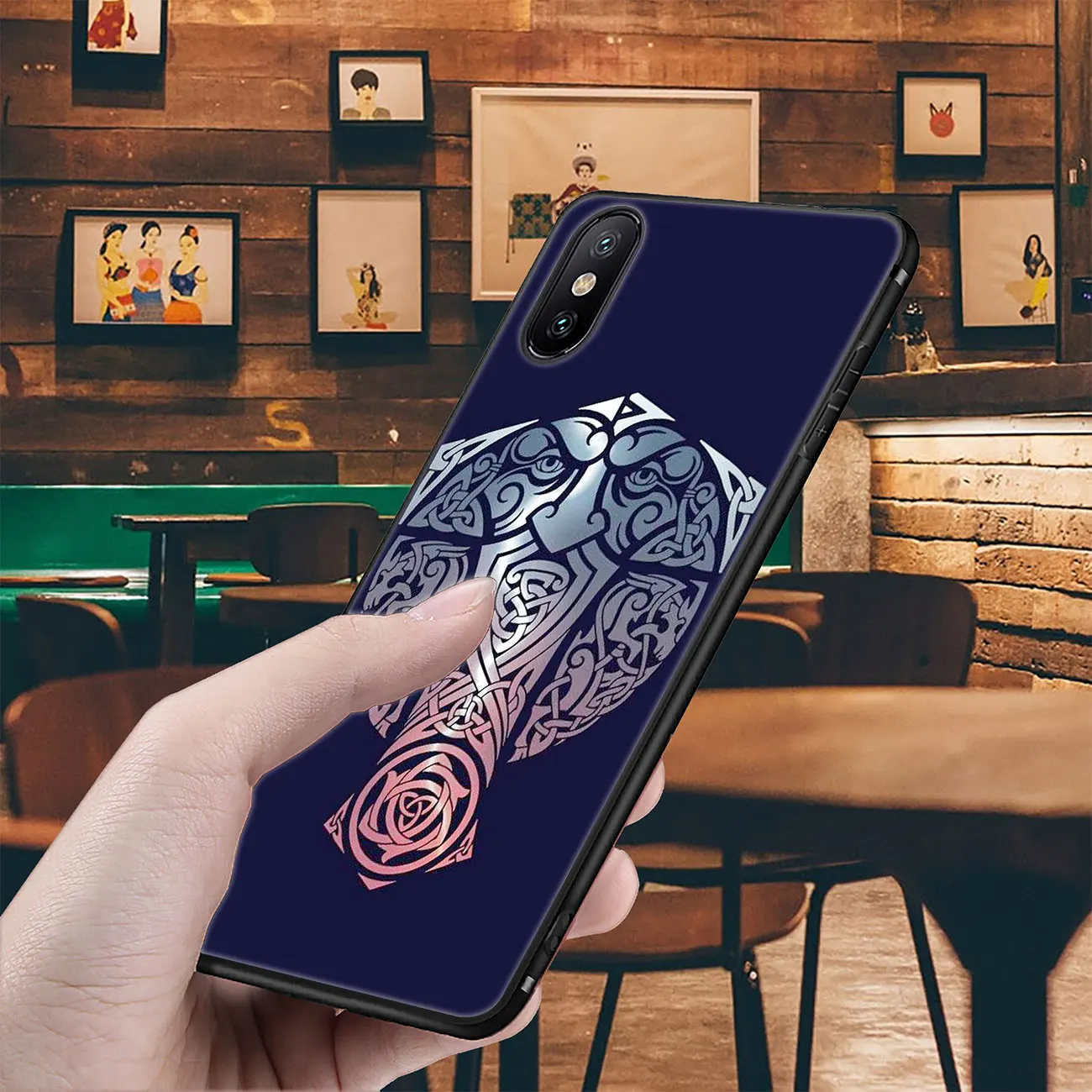 Модный мягкий силиконовый чехол YIMAOC серии vikings 4 для iPhone 11 Pro XS Max XR X 6 6S 7 8 Plus 5 дюймов