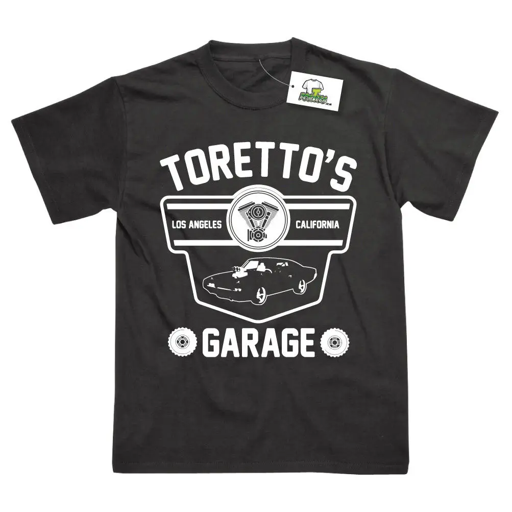 Torettos Garage Вдохновленный Форсаж Футболка с принтом Прохладный Повседневное