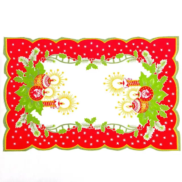 Christmas Table Mat Innovative Christmas Printed Placemat Christmas