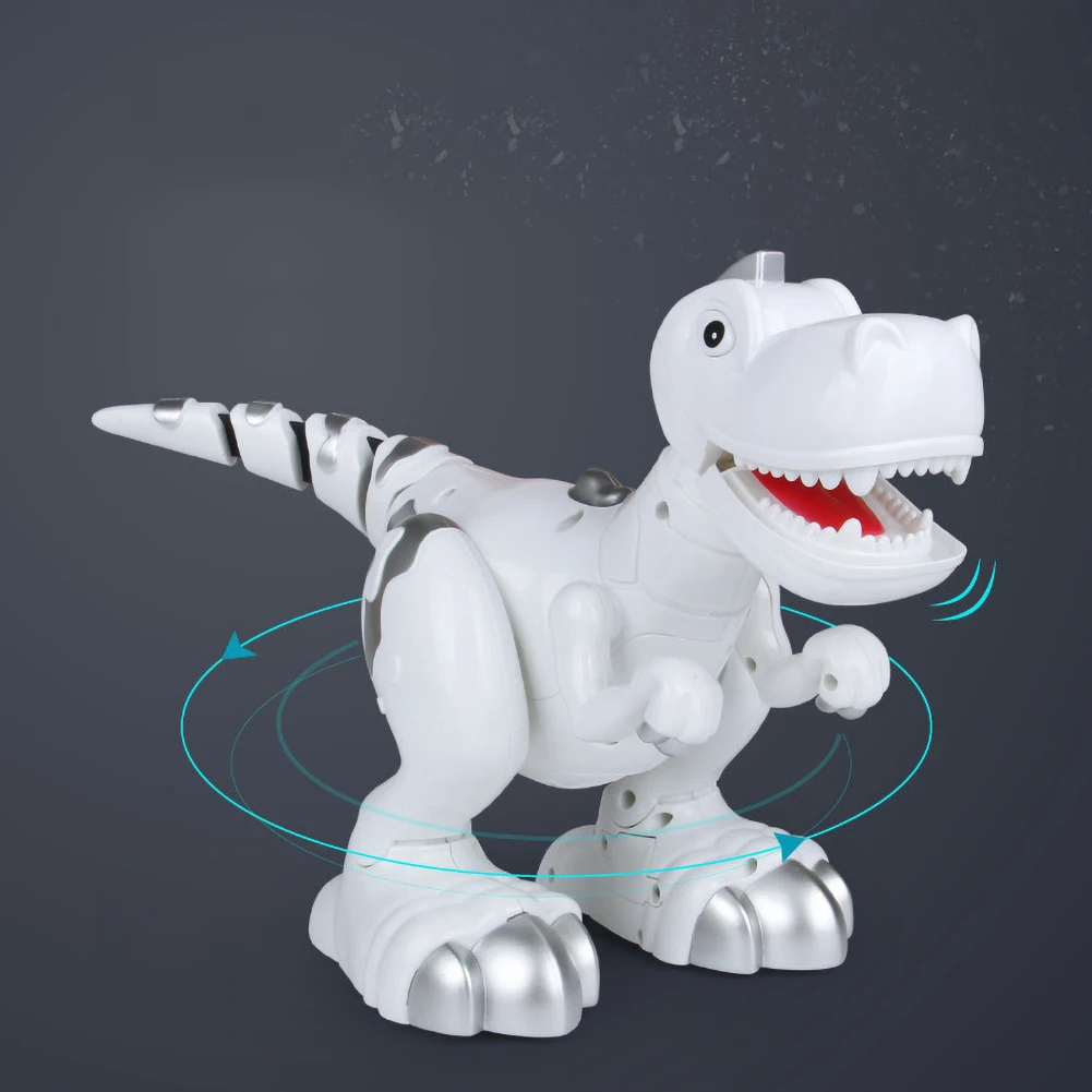 Интеллектуальный динозавр дистанционного управления игрушка электрический робот многофункциональный музыкальный свет сенсорная игрушка в форме динозавра