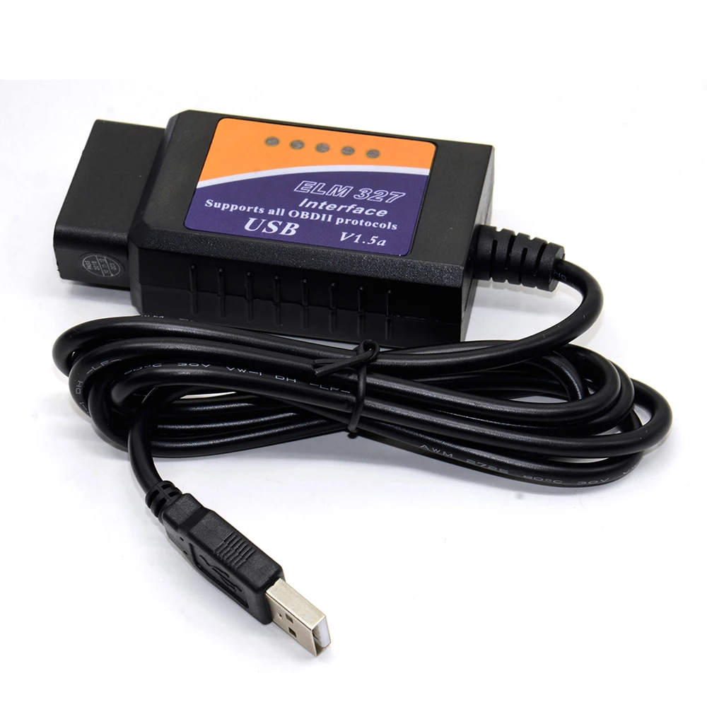 Диагностический сканер ELM327 USB V2.1 OBD2 новейший автомобильный диагностический ELM 327 V