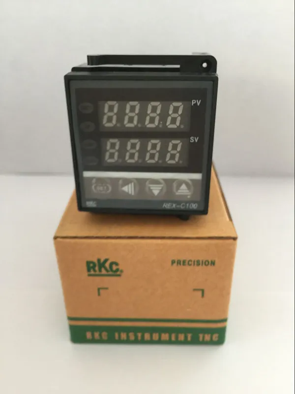 Двойной цифровой PID контроллер температуры RKC REX-C100 48*48 к Тип релейный выход