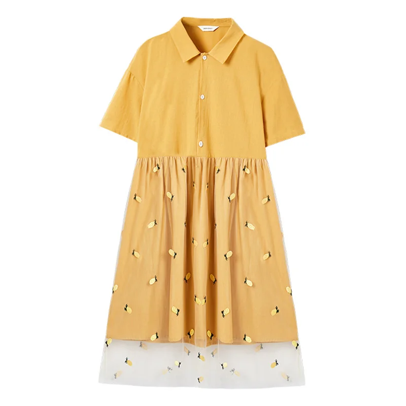 Новое летнее хлопковое платье для беременных с принтом ананаса с газовым воротником и коротким рукавом, льняное платье для беременных женщин