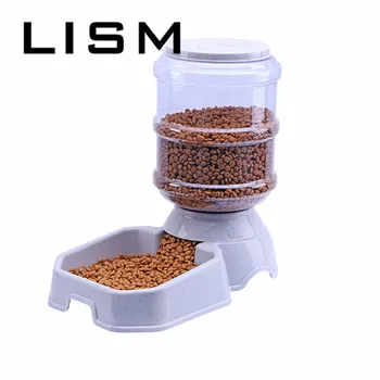 

3.8L Pet Dog Cat Automatic Feeder Drinking Pet Food Water Bowl For Dog Automatic Drinkers Feeder Pet Dog Supplies Free Shipping