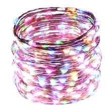 12 м 40FT 240LED Проводные строки Медный провод Звездное Фея рождественские Огни Свадьбы вечерние Декоративные праздник огней