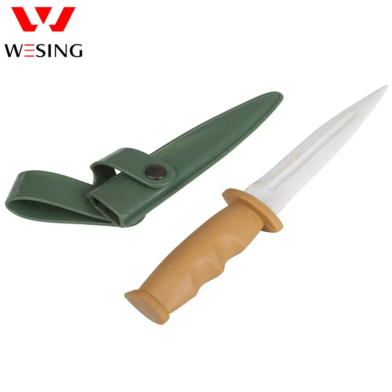 

Wesing Grappling Fighting Martial Arts Training Practice Knife Simulation Knife Demonstration