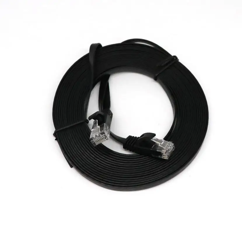 1 м/2 м/3 м/5 м/10 м/15 м/20 м RJ45 CAT6 Ethernet сетевой LAN кабель Плоский UTP патч маршрутизатор