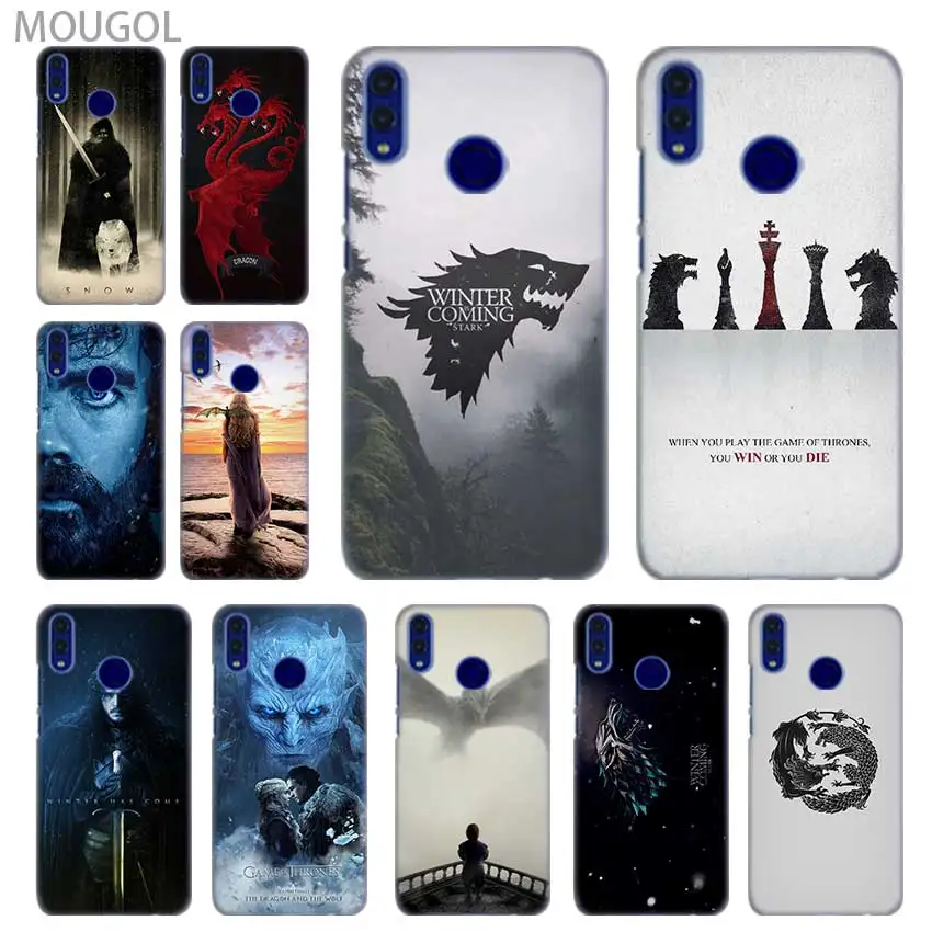 

MOUGOL cose cover for Huawei Honor 4C 5X 6 6C 6X 7 7C 7a Pro 7X 8 8X 9 Lite 10 Game of Throne poster