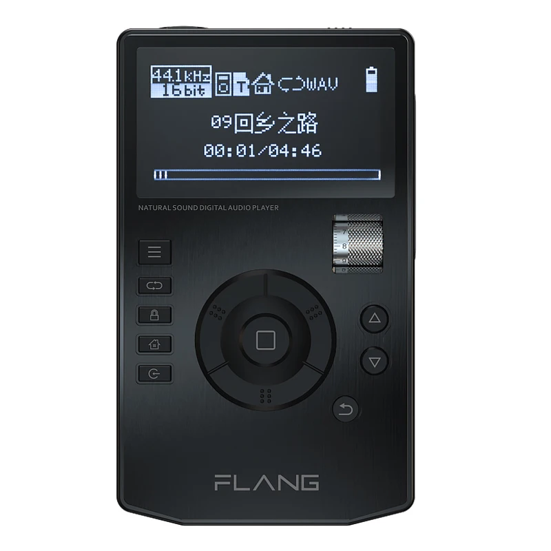 

FLANG V5 HiFi Music Player High Resolution Digital Lossless Audio Player w/ 2.4-Inch OLED Screen with Dock Supports 128G SD Card