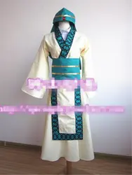 Маги Джафар карнавальный костюм Janpanese кимоно праздничное платье hallewoon форма Бесплатная доставка изготовление под заказ