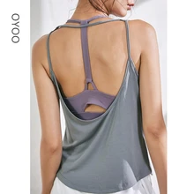 Oyoo супер мягкая майка легкий спортивный топ для йоги милые топы для тренировок для женщин Спортивная футболка без рукавов жилет для спортзала белая рубашка