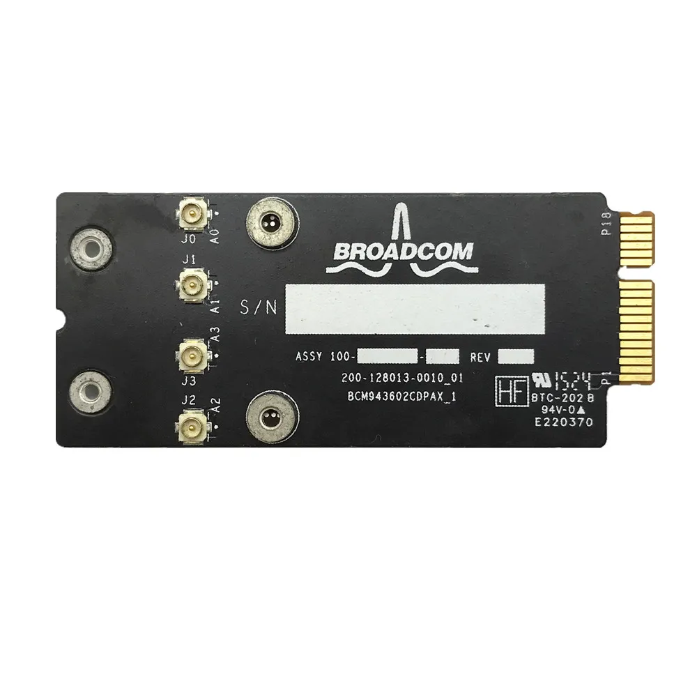 

BCM943602CDP Bluetooth 4.0 1300M 2.4&5G wifi card for 2015 year A1418 A1419 BCM94360CD Upgraded version