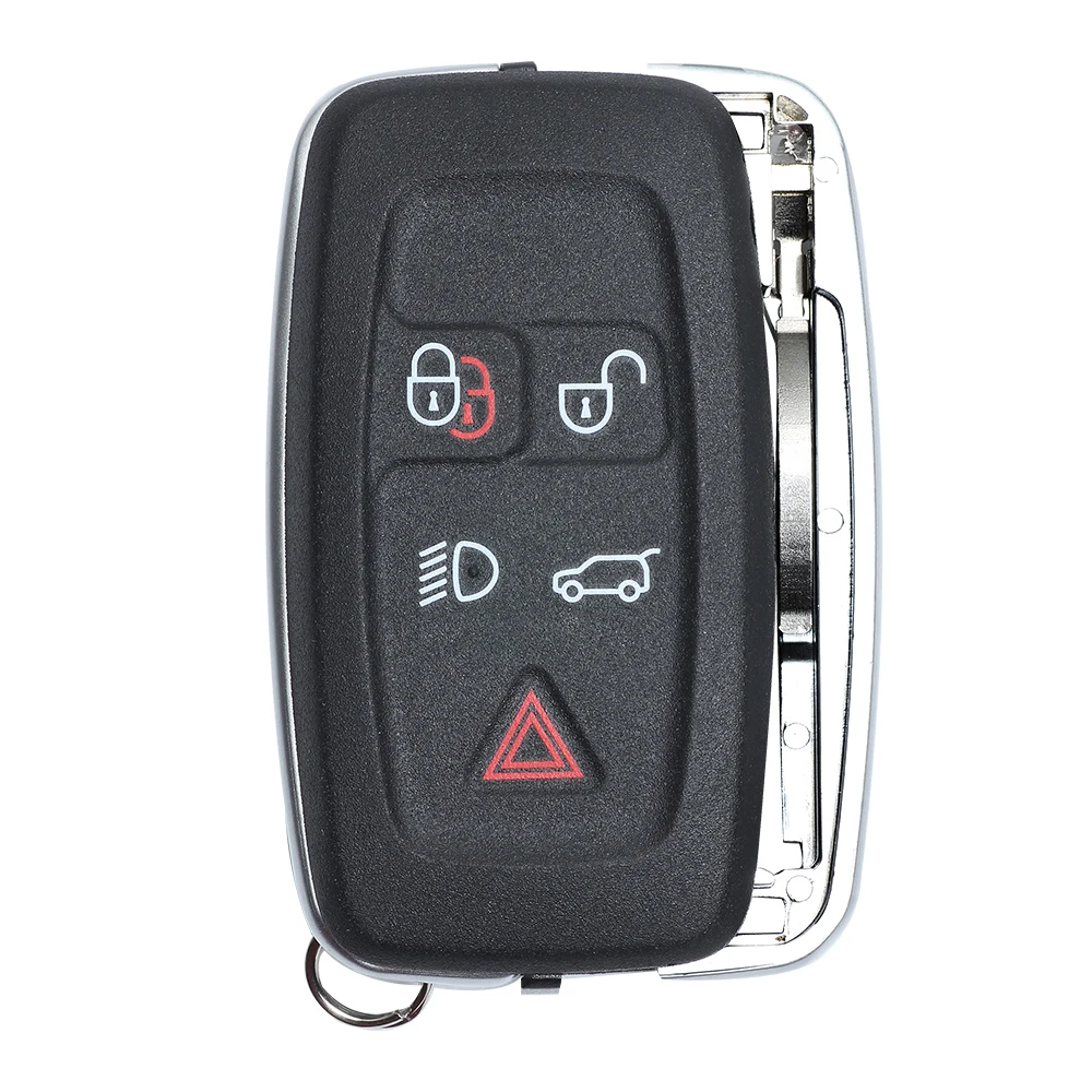 

KEYECU Replacement Smart Remote Car Key Shell Case Fob 5 Button for Land Rover LR4 Range Rover Evoque/ Sport 2012-2015