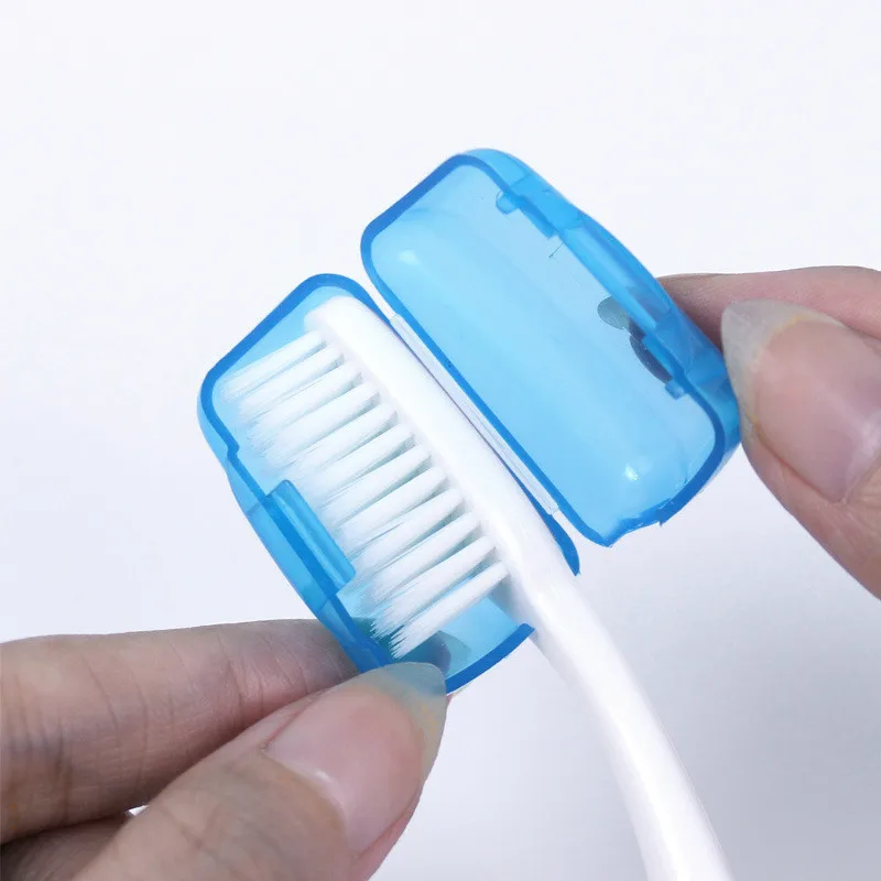 

Wholesale 5 Pcs/Set Portable Toothbrush Head Cover Travel kit Color 4*2*2.5cm Tooth Brush Holder Covers Toothbrush Protect Tools