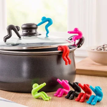 Silicone Pot Lid Holders Pair 2