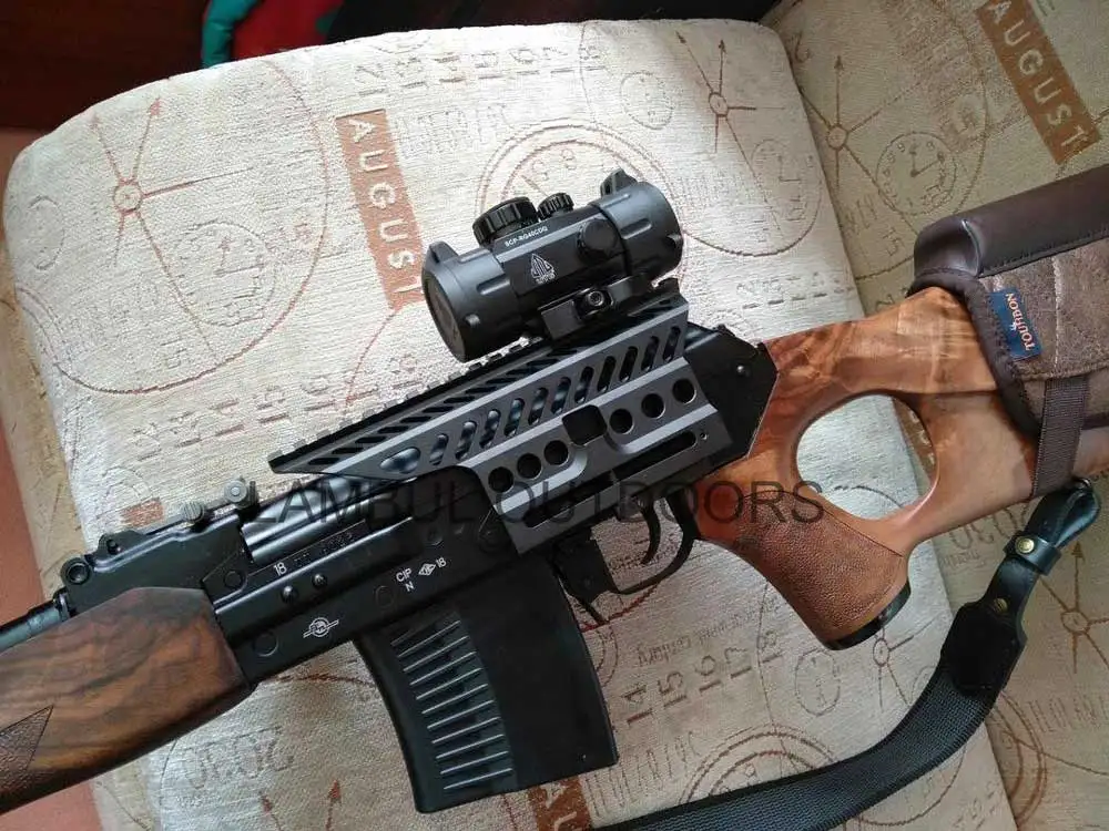 الروسية AK47 AK74 Zenitc B-13 20 مللي متر M47 qd الجانب السكك الحديدية ريد دوت نطاق قاعدة تثبيت الادسنس Picatinny Cerakote الصيد الهدف WASR سيغا