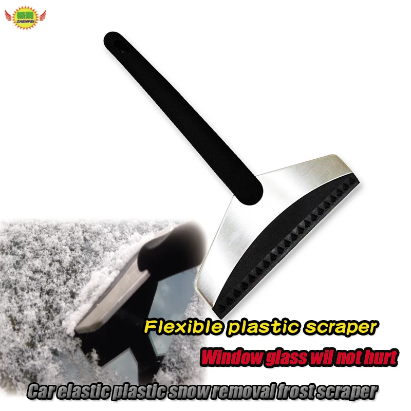 Car accessories stainless steel Winter handle snow removal frost scraper Shoveling snow Scraping cream Deicing Wiper Car-styling