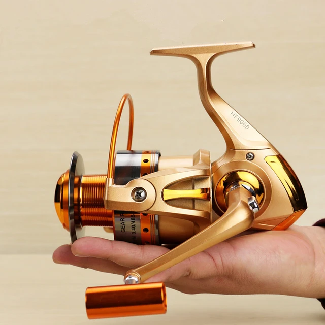 yumoshi Spinning Fishing Reel Metal Spool HF 500-9000Series