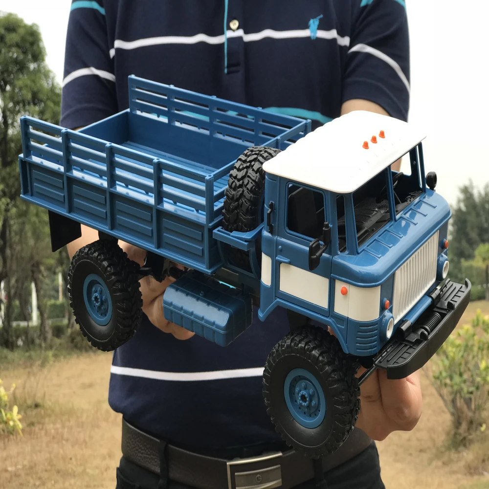 B-24 116 RC Car 2.4GHz RC militar Truck Off-road Army Car Radio Control Electric Vehicle With LED Light RTR RC Toys Gifts (4)