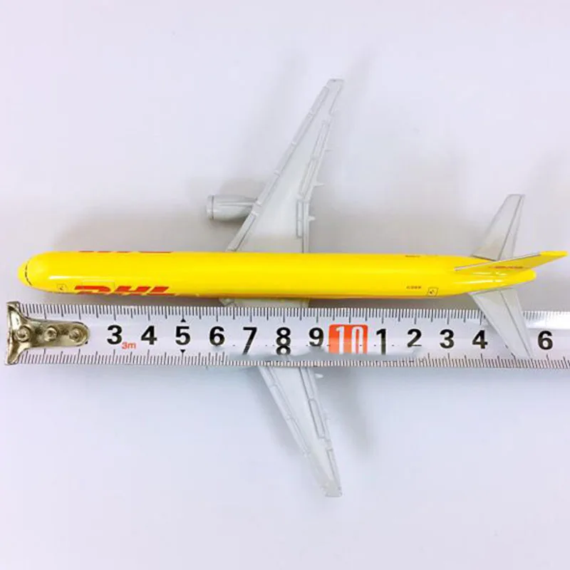 16 см 1:400 Boeing B757-200 модель DHL экспресс- авиалиний w базовый сплав самолет Коллекционная демонстрационная модель коллекции