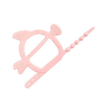 

Silicone Teether Chew Beads Free Baby Teething Pendant Toy Gift Food Grade Silicone Baby Teething Chew children Teethers Teeth