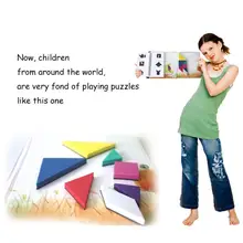 72 деревянные магнитные пазлы Игрушки Танграм логические деревянные Магнитные Головоломки доска раннего образования подарок