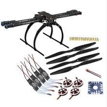Tarot 650 4 axle folding aircraft RTF Kit Tarot 3K aircraft frame 750KV engine Motor Hobbywing