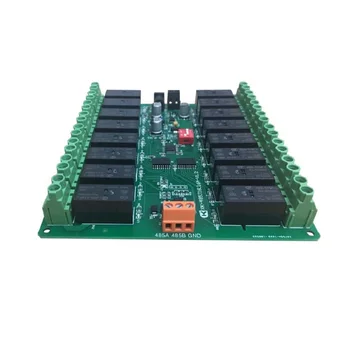 

485 Control 16-way relay board 16A relay module switch control card 3.0 core full Chinese programming