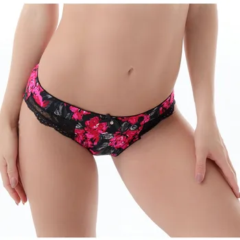 

Female Sexy Lace Panties Women Fashion Cozy Lingerie Tempting Pretty Briefs High Quality Cotton Mid- Waist Cute Women Underwear