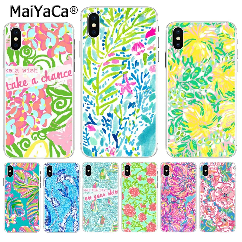 MaiYaCa Lilly Pulitzer Summer flower Pink Special Offer Luxury Vertical