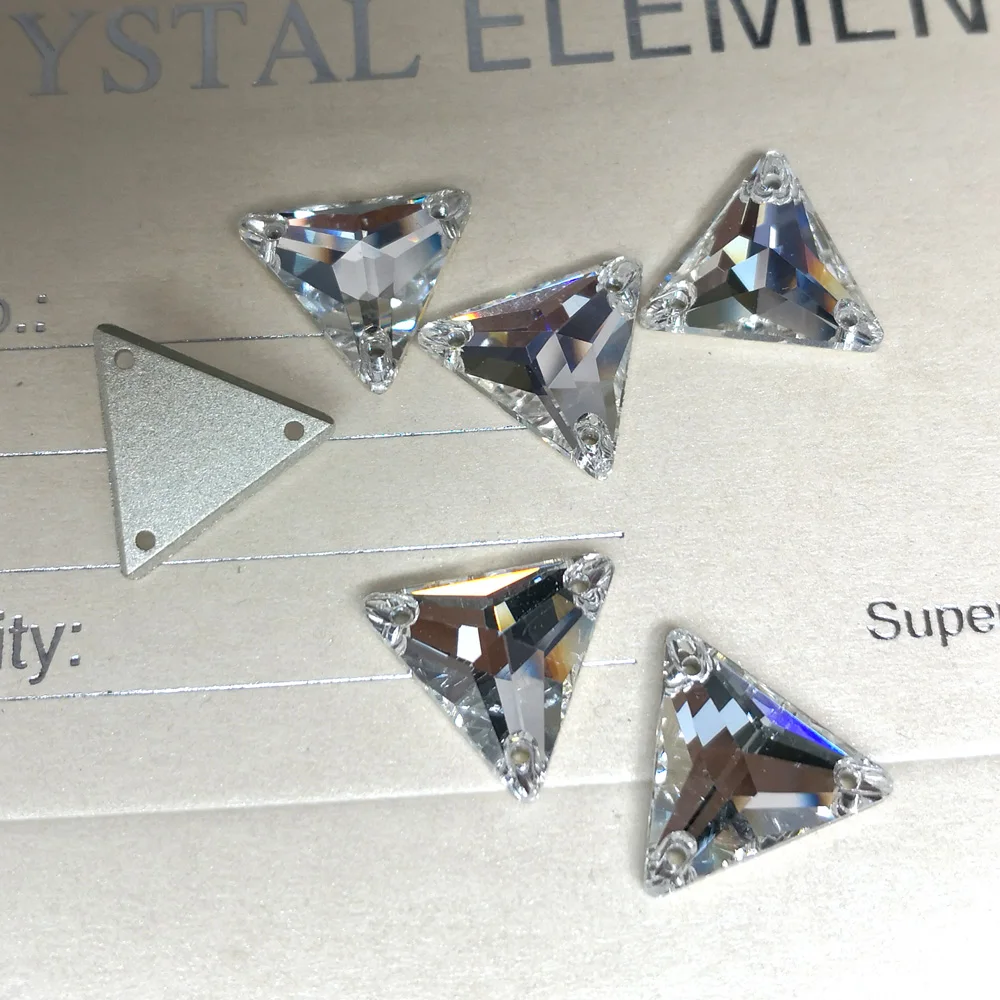 

101 Crystal 3270 Square 16mm,22mm Flat Back Sew On Rhinestone Beads Sewing On Stones Single hole Wedding dress accessories