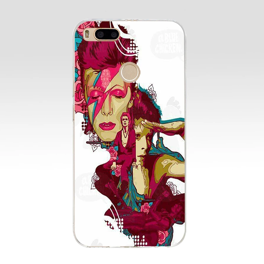 Мягкий силиконовый чехол из ТПУ для xiaomi redmi 4A 4X note 4 4x mi A1 A2 lite 217SD David Bowie|Бамперы| |