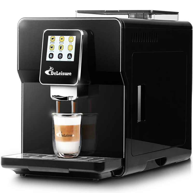 Touch Screen One Button Coffee Machine Household Office Fully Automatic Commercial Use High Pressure Italian Steam Type Coffee Makers Aliexpress