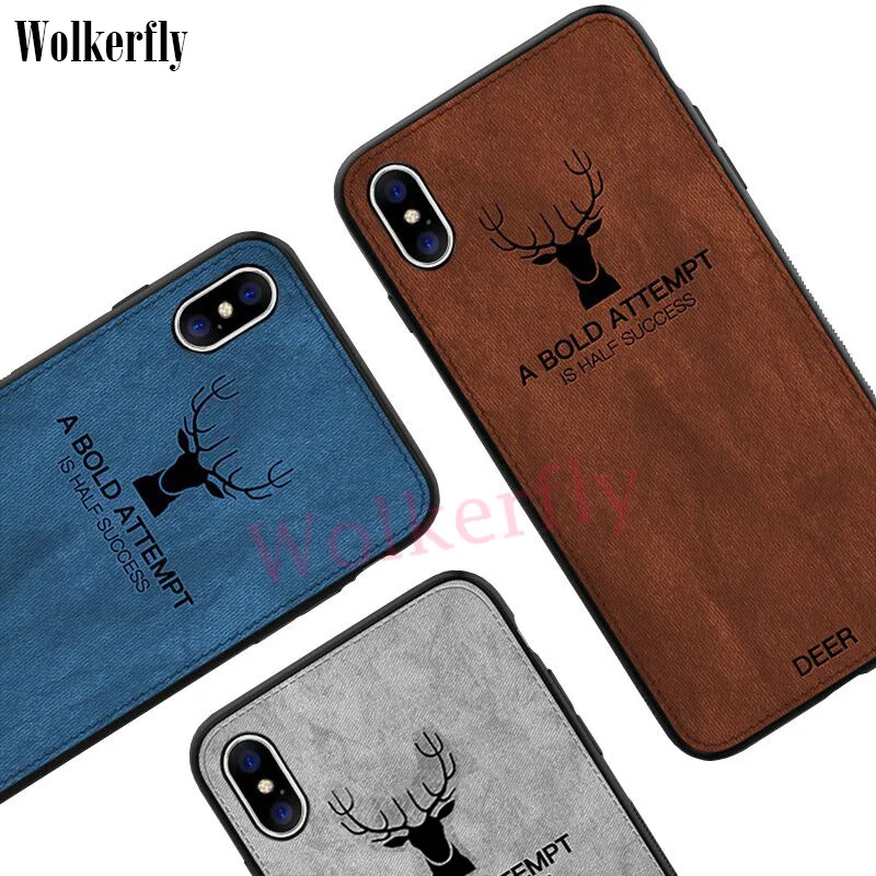

Cloth Christmas Deer Phone Case For Xiaomi On Redmi 5 Plus 6 Pro 6A Note 5A 5 Pro 4X Mi 8 SE A1 A2 Max 3 poco f1 Soft TPU Cover