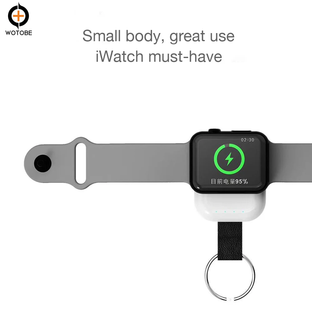 Для apple watch Беспроводной Зарядное устройство банка для apple watch серии 1/2/3/4 apple watch мобильного банка, Беспроводной Зарядное устройство