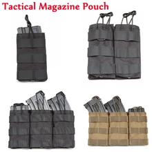Hot 1000D Nylon Paintball Airsoft Pouch J P C Vest Accessories Pouch Tactical MOLLE Single / Double / Triple Magazine Pouch