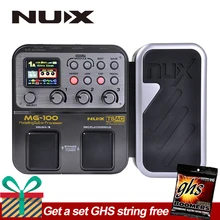 NUX MG-100 MG100 моделирующий Гитарный процессор гитарный эффект педаль барабанный тюнер рекордер многофункциональный с гитарным моделирующим процессором