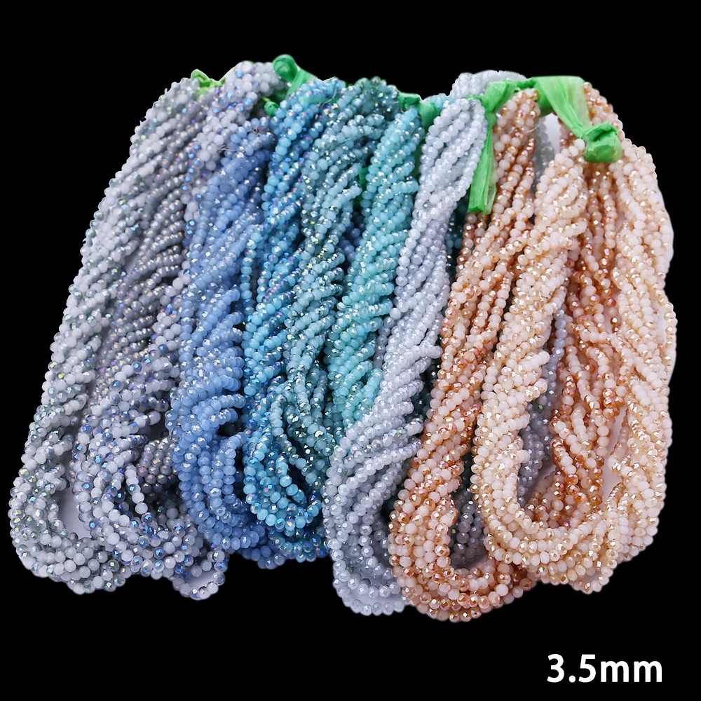 

Beads for Jewelry Making 3.5mm Spacer Beads Czech Glass Crystal Beads for DIY Necklace Bracelet Jewelry Accessories Decoration