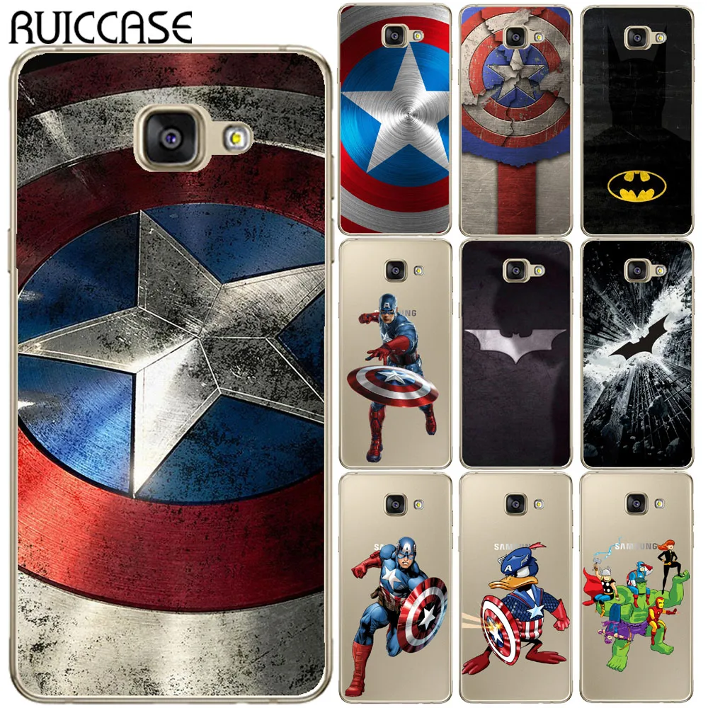 

Captain America Soft TPU Case For Coque Samsung Galaxy J3 J5 J7 J2 Prime A3 A5 A7 2015 2016 2017 A8 Plus 2018 Hero Phone Cover