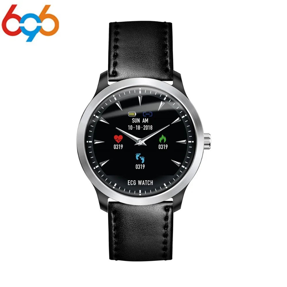 

696 N58 ECG Smart Watch With Electrocardiogram Measurement Men Smartwatch Heart Rate Fitness Tracker 3D UI Multisport Watches