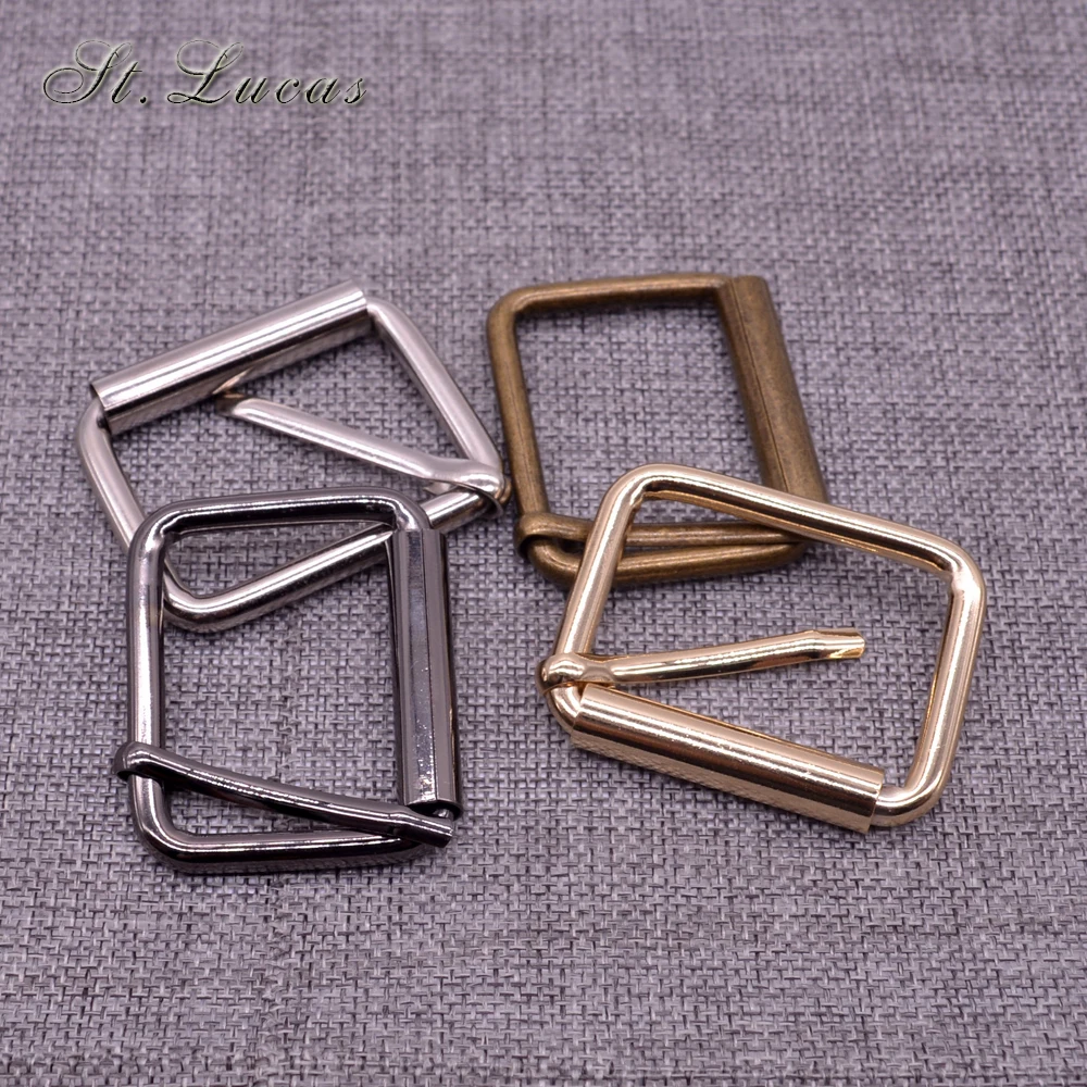 Versatile Square Metal Buckles - Silver, Bronze, Gold -