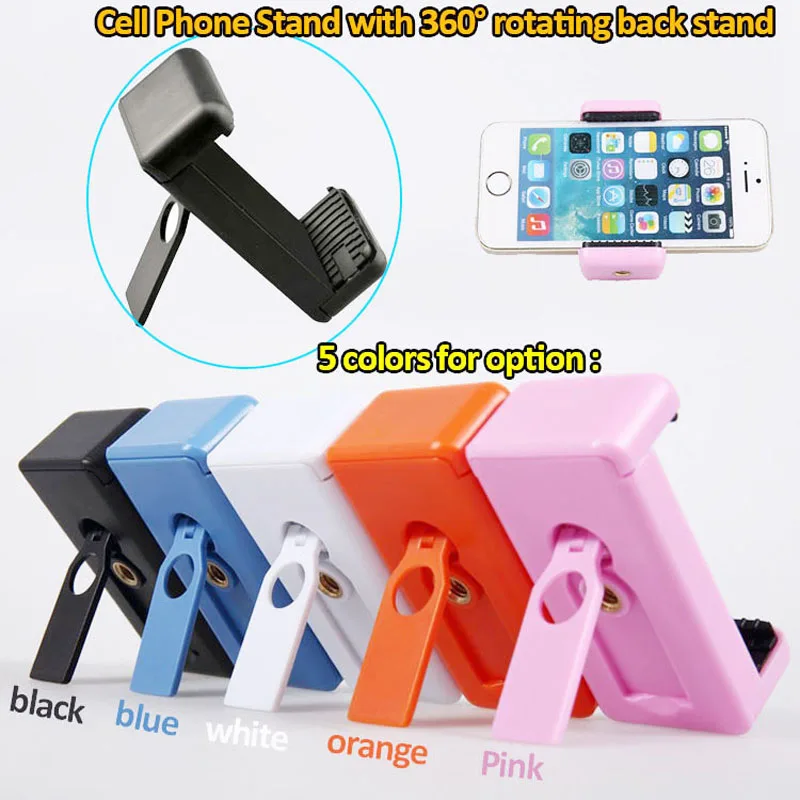 New Universal 1/4 Screw Head Smartphone Monopod Tripod Cell Phone Clip
