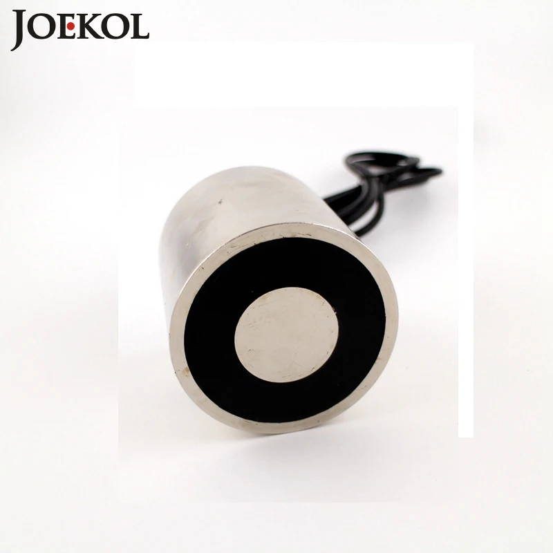 

New arrival JK80/80 DC 6V 12V 24V Solenoid Sucker Holding Electric Magnet Lifting 260KG Electromagnet Non-standard custom